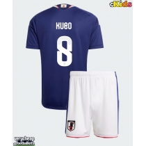 Japan Takefusa Kubo #8 Replica Home Minikit World Cup 2026 Short Sleeve (+ pants)